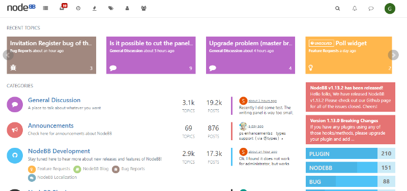 Featured image of post 使用LNMP在CentOS7部署nodebb论坛系统！